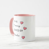 Taza de café Mother's Day personalizable. マグカップ (正面左)