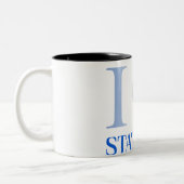 Taza de café o té de I love R Statistics ツートーンマグカップ (左)