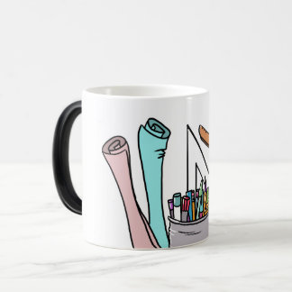 Taza de café para maestros y profesores モーフィングマグカップ