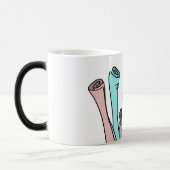 Taza de café para maestros y profesores モーフィングマグカップ (左)