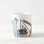 Taza de café para maestros y profesores モーフィングマグカップ (中央)