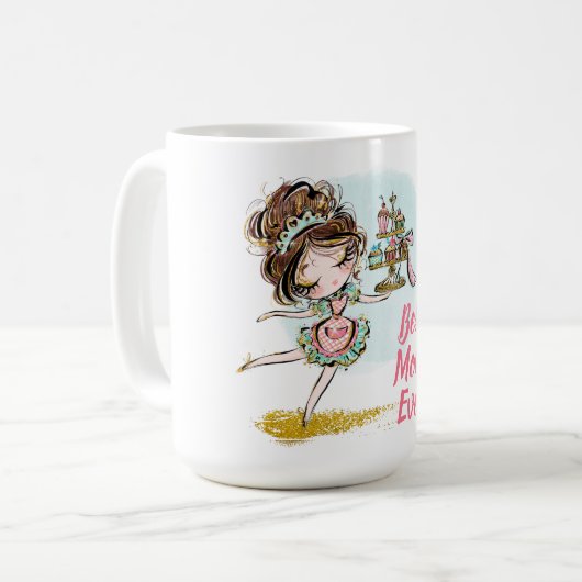 Taza de café para mamá コーヒーマグカップ (正面左)