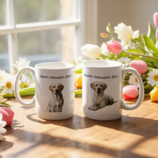 Taza de café personalizable Happy Mother's Day コーヒーマグカップ