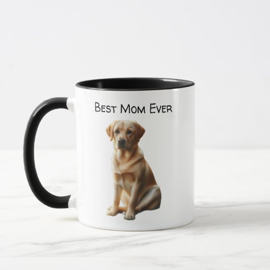 Taza de café personalizable Happy Mother's Day  マグカップ (左)