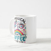 Taza de café - Taza con arcoíris コーヒーマグカップ (正面左)