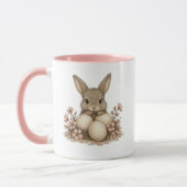 Taza De Café Taza Happy Easter para café マグカップ (左)