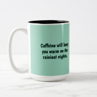 taza de café temática lluvia ツートーンマグカップ