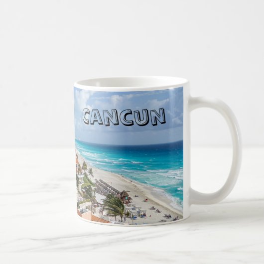 taza de Cancun - Mexico コーヒーマグカップ (右)