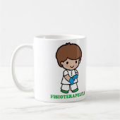 Taza de chico fisioterapeuta コーヒーマグカップ (左)