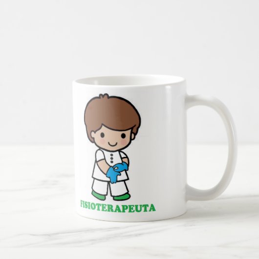 Taza de chico fisioterapeuta コーヒーマグカップ (右)