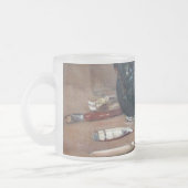 Taza De Cristal Esmerilado Bodegón フロストグラスマグカップ (左)
