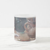 Taza De Cristal Esmerilado Bodegón フロストグラスマグカップ (中央)