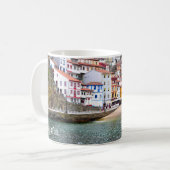 taza de Cudillero en Asturias, España コーヒーマグカップ (正面左)