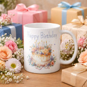 Taza de cumpleaños  コーヒーマグカップ