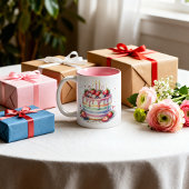 Taza de cumpleaños  ツートーンマグカップ