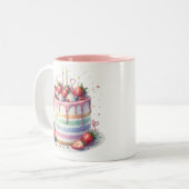 Taza de cumpleaños  ツートーンマグカップ (正面左)