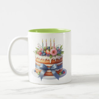 Taza de cumpleaños  ツートーンマグカップ
