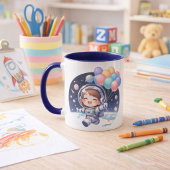 Taza de Cumpleaños Astronauta con Globos マグカップ