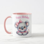 Taza de Cumpleaños con Koala マグカップ (左)