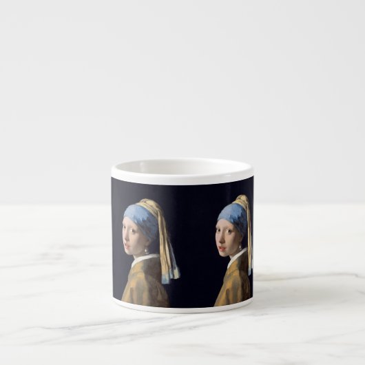 Taza de espresso de La joven de la perla エスプレッソカップ (正面)