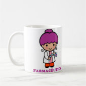 Taza de farmaceutica コーヒーマグカップ (左)
