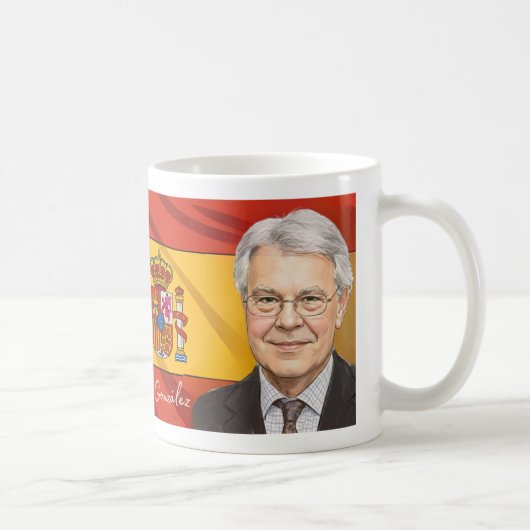 Taza de Felipe González コーヒーマグカップ (右)