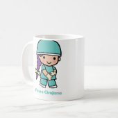 Taza de futura Cirujana コーヒーマグカップ (正面左)