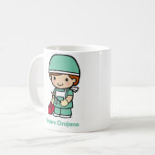 Taza de futuro cirujano コーヒーマグカップ (正面左)