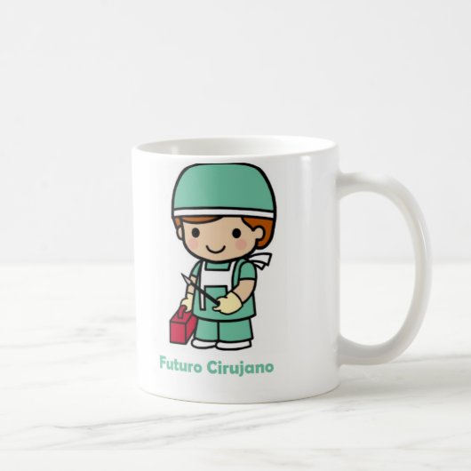 Taza de futuro cirujano コーヒーマグカップ (右)