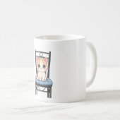 Taza de Gatito Kawaii Jefe con Ojitos Brillantes コーヒーマグカップ (正面右)