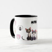 Taza de gato MIAU マグカップ (正面左)