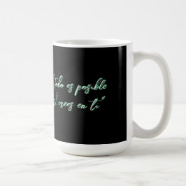 "Taza de inspiración canina" コーヒーマグカップ