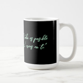 "Taza de inspiración canina" コーヒーマグカップ