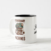 Taza de la colección EXTRAORDINARY MACHINES 05 ツートーンマグカップ (正面左)