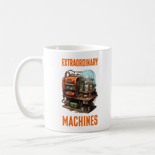 Taza de la colección EXTRAORDINARY MACHINES 07 コーヒーマグカップ (左)
