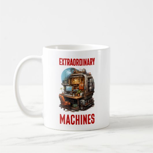 Taza de la colección EXTRAORDINARY MACHINES 08 コーヒーマグカップ (左)