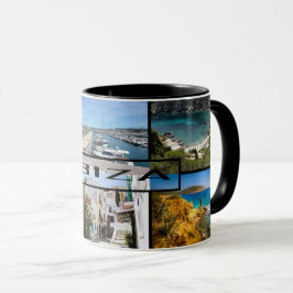 taza de la isla de Ibiza en Baleares マグカップ