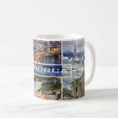 taza de la isla de Menorca - Minorca コーヒーマグカップ (正面右)