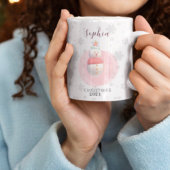 Taza de muñeco de nieve navideño personalizada ツートーンマグカップ