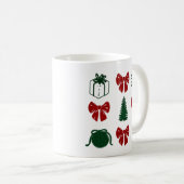 Taza de Navidad Coquette コーヒーマグカップ (正面右)