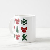 Taza de Navidad Coquette コーヒーマグカップ (正面左)