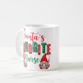 Taza de navidad para enfermera  コーヒーマグカップ (正面左)