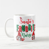 Taza de navidad para enfermera  コーヒーマグカップ (左)