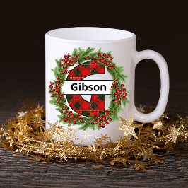 "Taza de navidad personalizada con letra G" コーヒーマグカップ