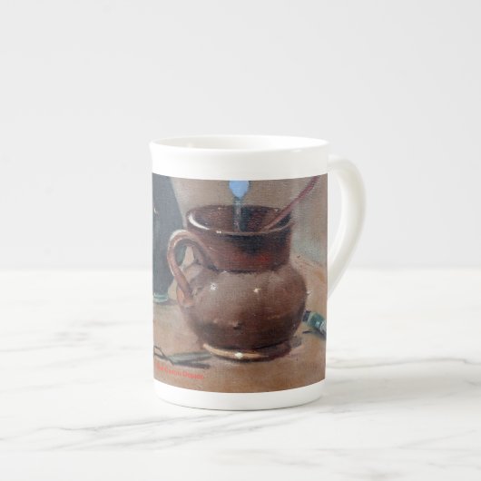 Taza De Porcelana Bodegón ボーンチャイナマグカップ (正面右)