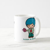 Taza de profesor de medicina o anatomía コーヒーマグカップ (正面右)