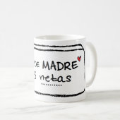 Taza de "Se vende madre por 5 netas" コーヒーマグカップ (正面右)