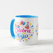 Taza de Viaje y de Regalo con Diseño “Celebra Conm マグカップ (正面左)