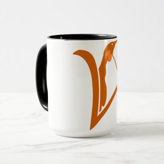 Taza de Viva el Software Libre マグカップ (正面左)