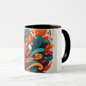 Taza Decorativa Arte Simbólico Equilibrio マグカップ (正面右)